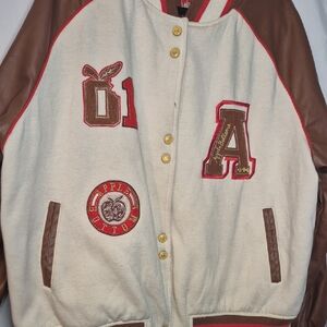 Apple Bottoms Jacket with Red and Brown Details